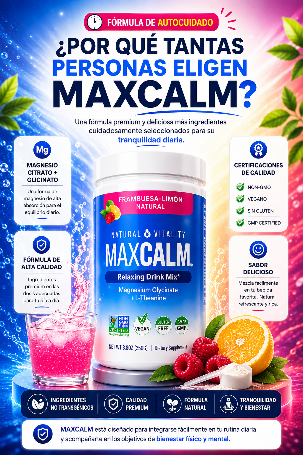 MAX CALM: Relájate, Recarga y Disfruta Tu Día