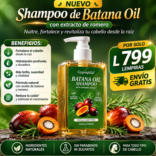 🌿 BATANA OIL SHAMPOO Fortalece, nutre y revitaliza tu cabello desde la raíz