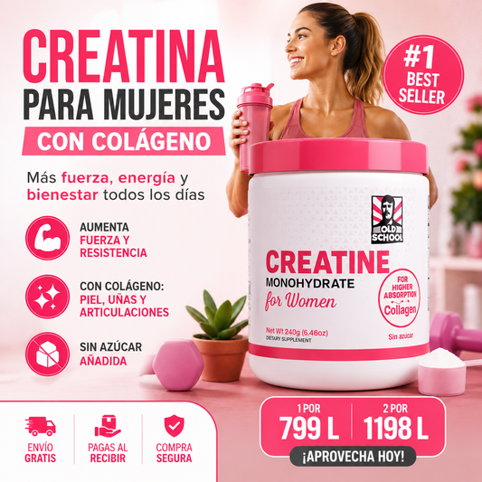 FitGlow Creatina para Mujer