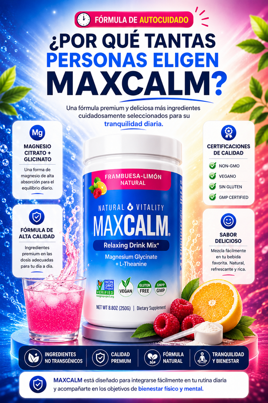 MAX CALM: Relájate, Recarga y Disfruta Tu Día